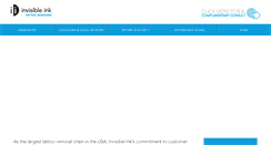 Desktop Screenshot of invisibleinktattooremovers.com